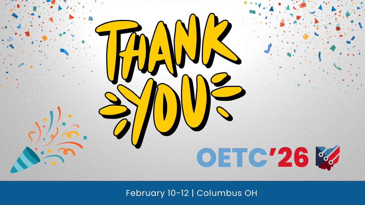 OETC (Ohio Educational Technology Conference) tweet media