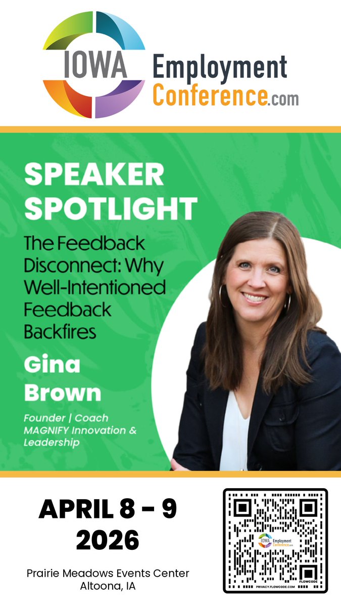 #IEC2026 is so very lucky to have Gina Brown, MSLD, with MAGNIFY Innovation and Leadership &amp; Leadership, sharing her expertise with attendees on April 8–9!

Read more about the speakers - conta.cc/4kej4bz

Register - conta.cc/4kbu6y