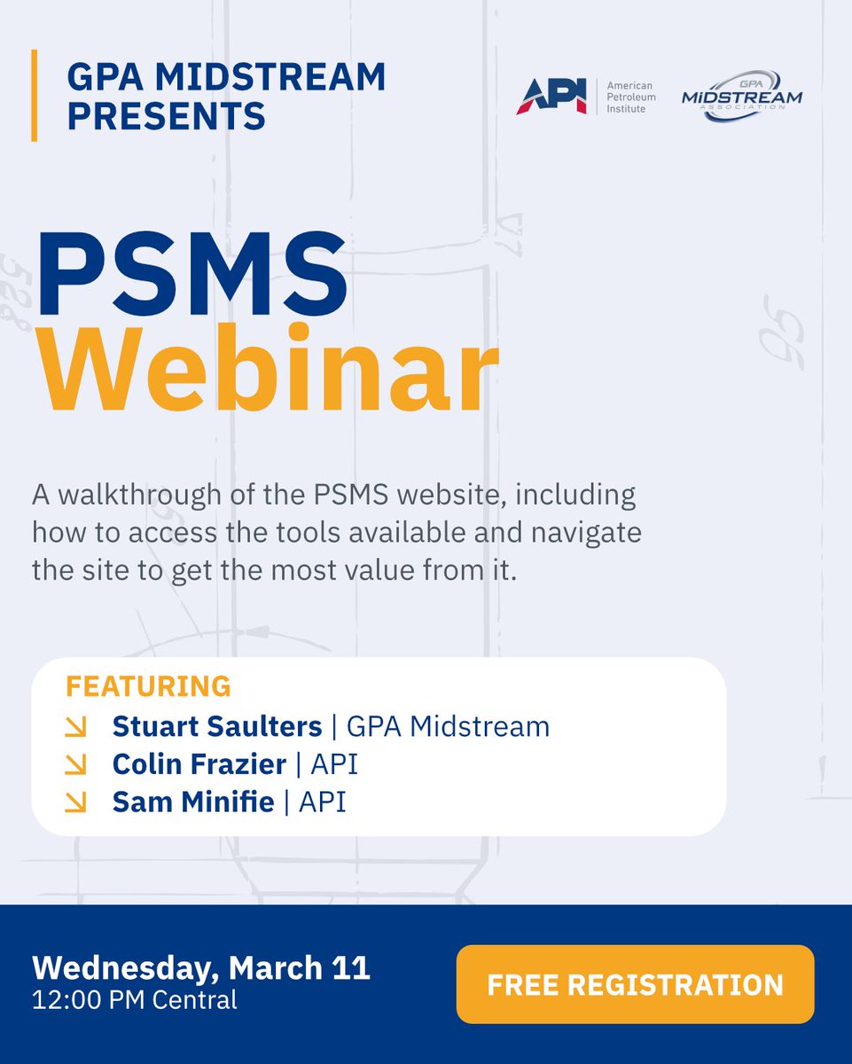 GPA Midstream Association tweet media