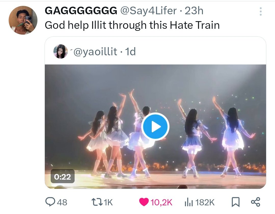 suzyunah's tweet image. pela primeira vez desde 2023, um hate train no illit ficou isolado em um único fandom, enquanto o resto acordou pra vida e viu que elas nunca estiveram erradas

nosso fandom cresceu, e o apoio do público também. o bem sempre vence ♡