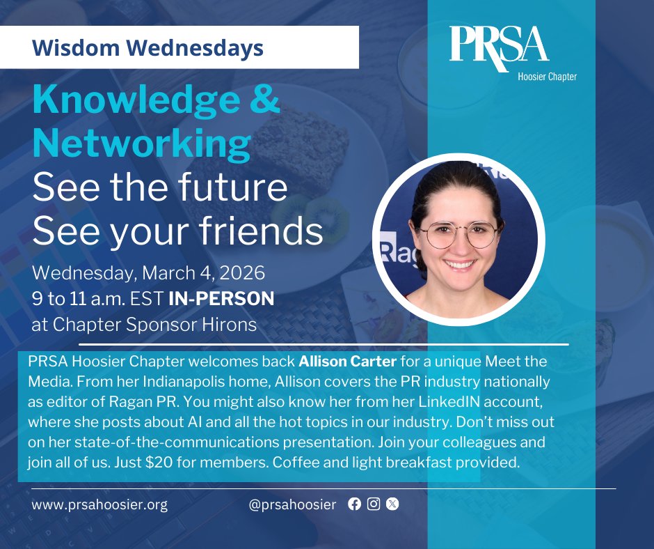 PRSA Hoosier Chapter tweet media