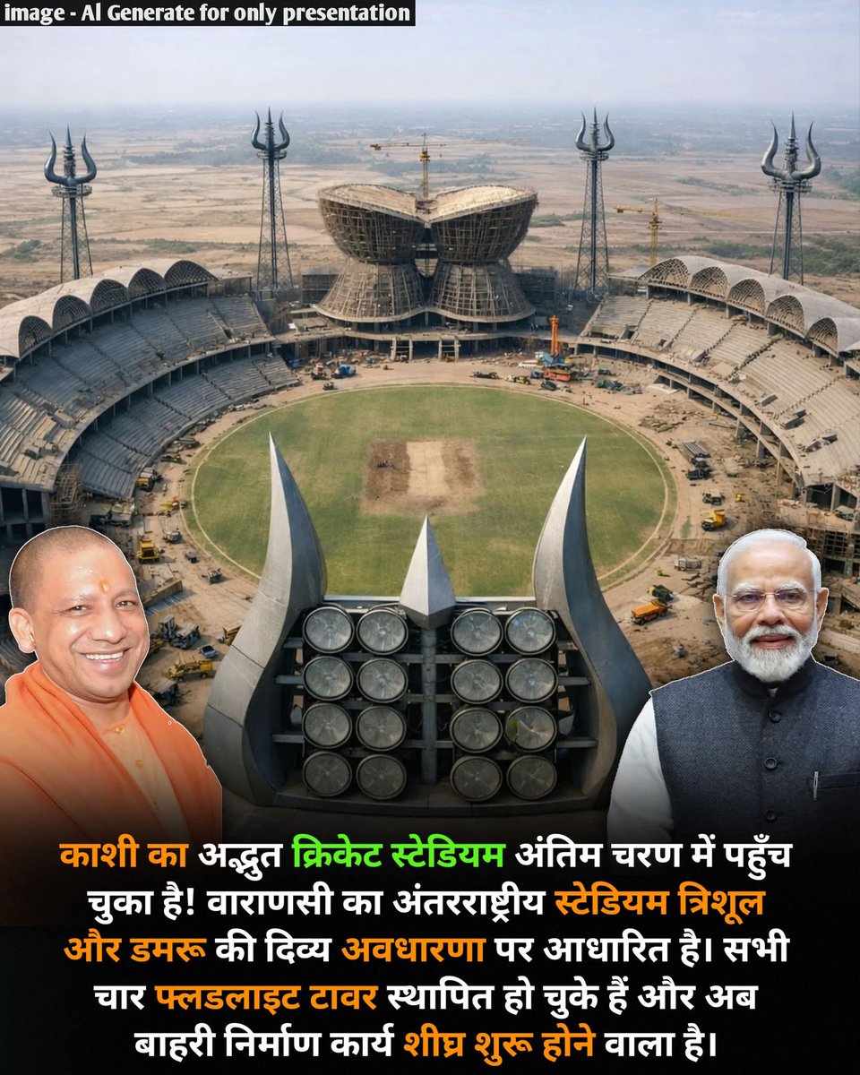 यह जानकर वाकई बहुत खुशी हुई! महादेव की नगरी काशी का यह अंतर्राष्ट्रीय क्रिकेट स्टेडियम न केवल खेल के लिए, बल्कि अपनी अनूठी वास्तुकला के लिए भी पूरी दुनिया में चर्चा का विषय बना हुआ है। PIB India के अनुसार, इस स्टेडियम की बनावट में काशी की सांस्कृतिक और आध्यात्मिक पहचान की झलक साफ