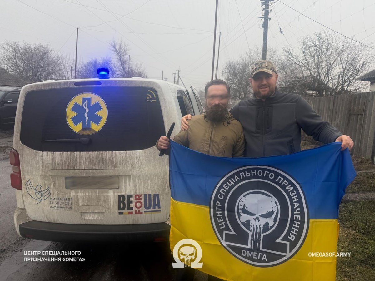 Ukraine's Omega special forces raided behind Russian lines near Pokrovsk to rescue a soldier held captive for 27 days killing eight occupiers in the process. The freed officer callsign Karat is en route to Kyiv for treatment commander Yatsyuk said.
