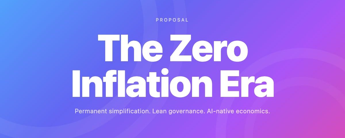 Telos: The Zero-Inflation Era