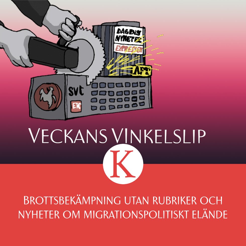 Brottsbekämpning visar resultat men får sällan rubriker. Och så debatter kring antisemitism, migrationspolitik och rättsprocessen. Det är några av ämnena i Veckans vinkelslip.

#mediekritik

magasinetkonkret.se/brottsbekampni…