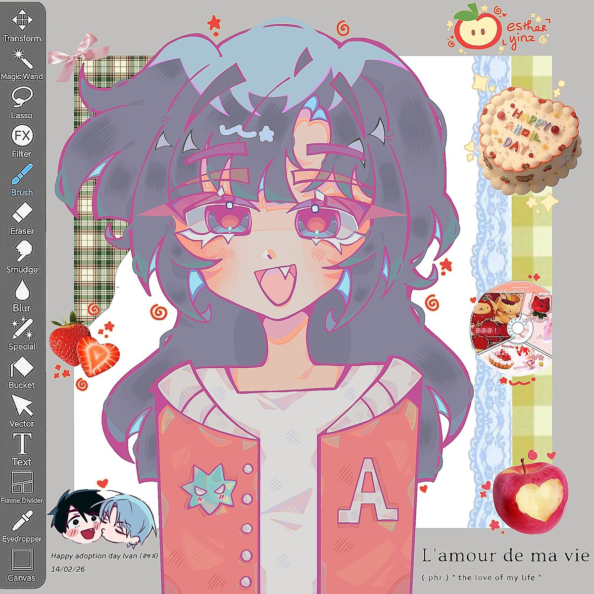 Esther_yinzz's tweet photo. Happy adoption day Ivan βοΈβπ€
My first art on x hehe (β β§β β½β β¦β )
#ALNST #femivan #ivantill #ivti https://t.co/sBBR9FsXhN