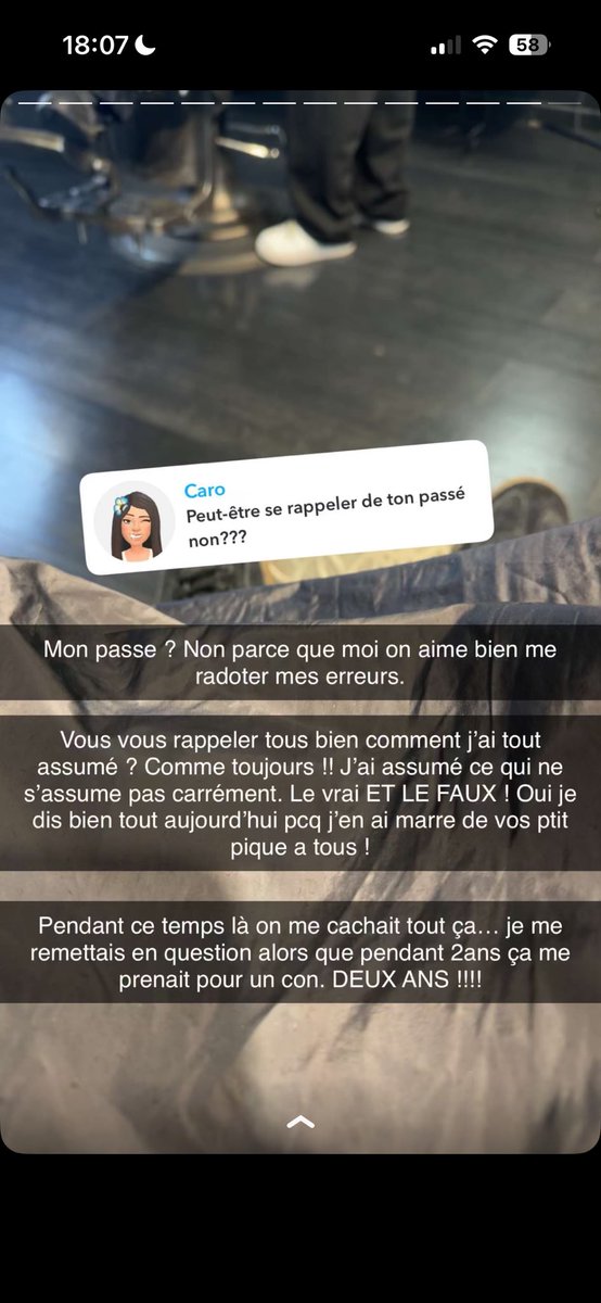 zoehnq's tweet image. 🔉réponse snap de Emine concernant l’affaire de tromperie de maissane et sisik #logobi