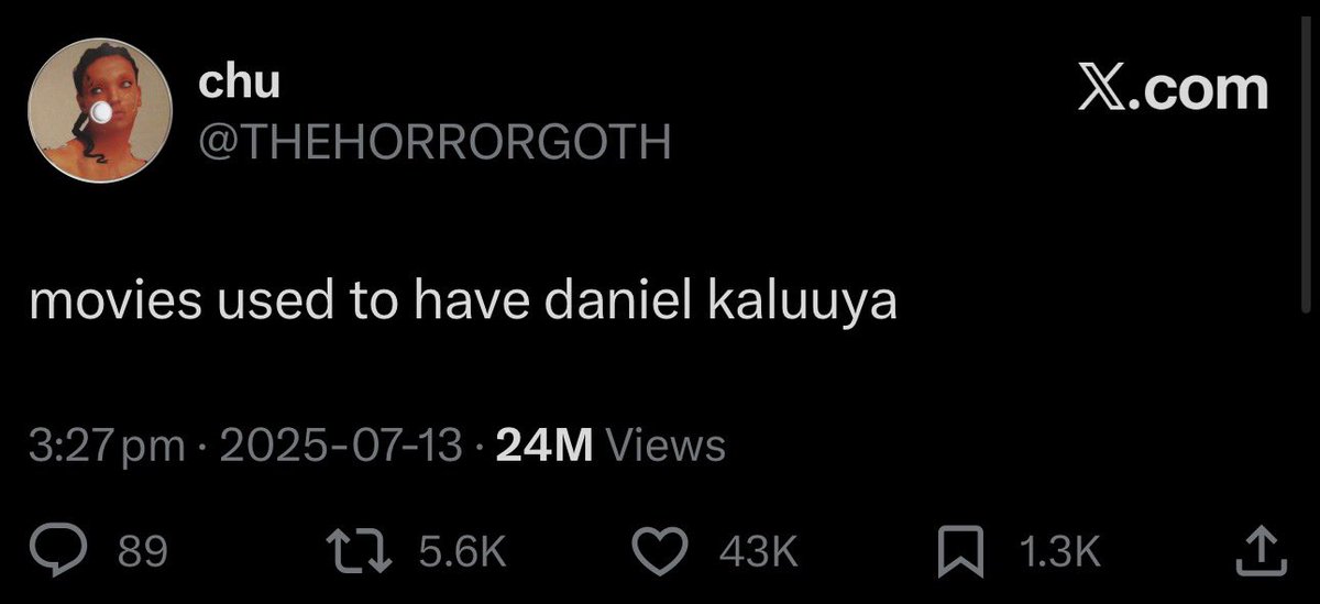 Daniel Kaluuya is back to acting!!