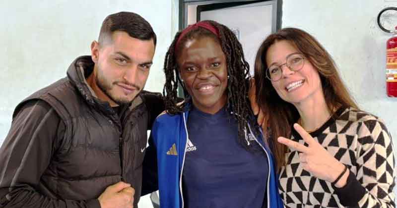 Boxe e autodisciplina, Pamela Noutcho Sawa incontra gli studenti con il progetto “Boxando si impara” lanuovariviera.it/category/march…