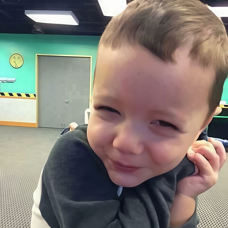 Happy birthday for my little boy. Tolong jangan cepet gede deh. Nih lego satu satu ya lego nya jangan berebut abis itu antri cium opa.