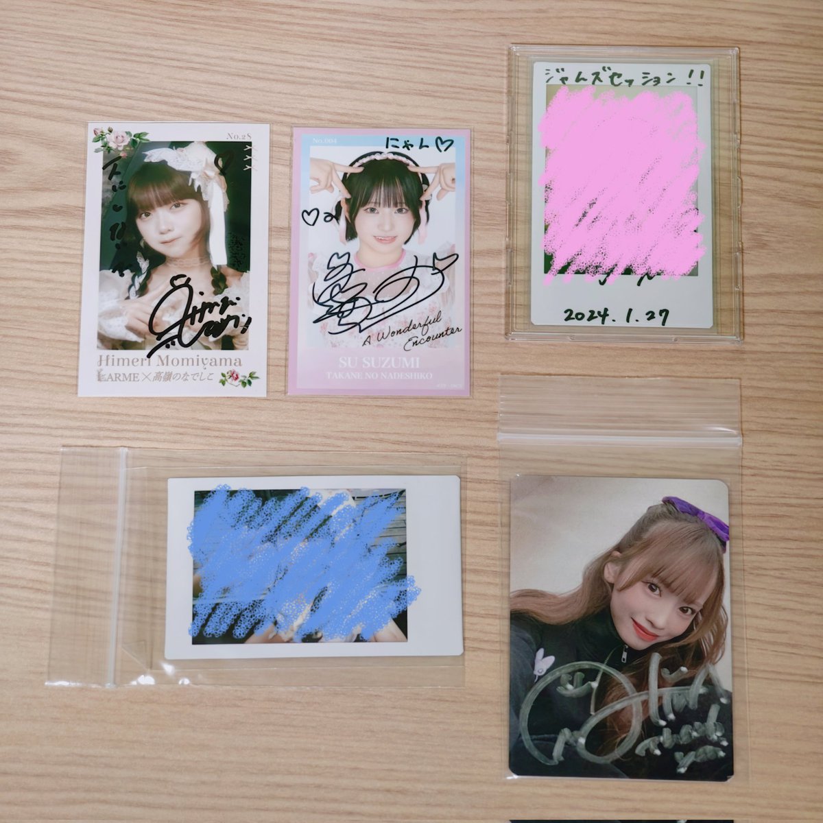 高嶺のなでしこ Ank Rouge限定チェキ 高嶺のなでしこ 松本ももな 直筆サイン入りチェキ - メルカリ