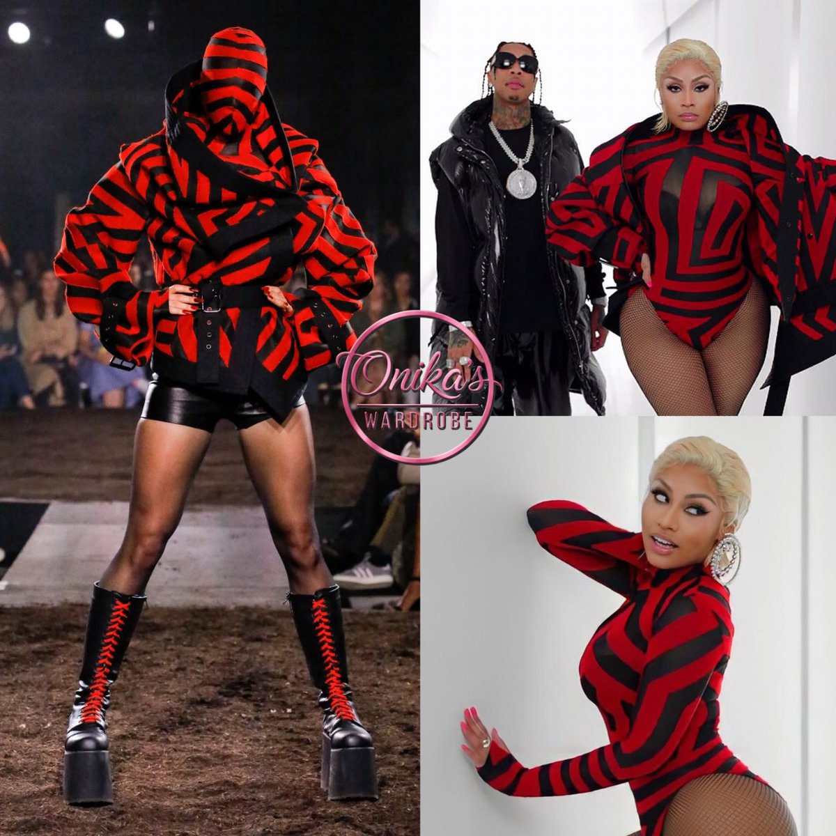 onikaswardrobe's tweet photo. Dip Music Video (2018)

Nicki Minaj wearing bodysuit, jacket &amp; boots all from Gareth Pugh S/S 2019 Ready-To-Wear Collection 

#fashion #style #nickiminaj #barbie #dipmusicvideo #barbz
#garethpugh https://t.co/0XSV4deJol