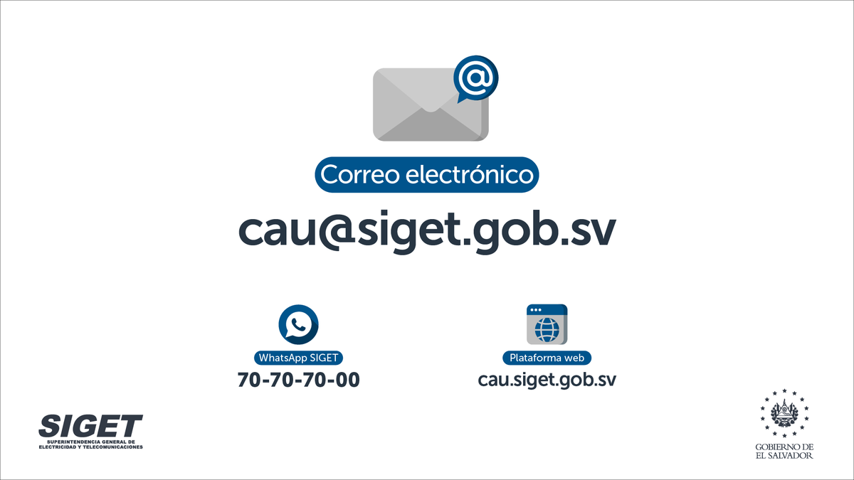 SIGET El Salvador tweet media