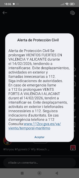 Hace 5 minutos aquí.