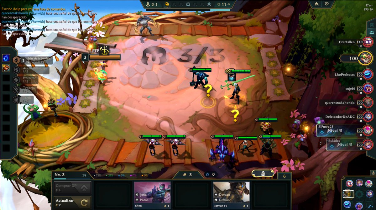 Viego 3 en la 2-1 :v