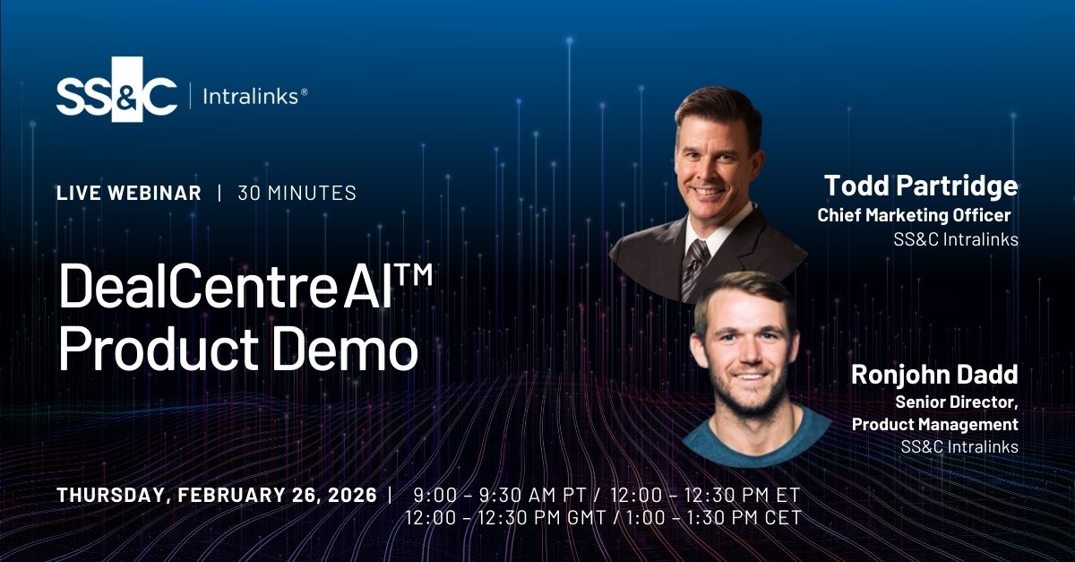 SS&C Intralinks tweet media