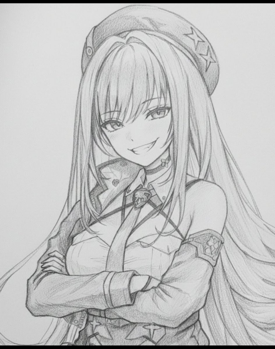 イラスト　鉛筆画 NIKKEイラスト鉛筆画 「驚いてはダメよ。絶対に」 勝ったってドヤ顔の