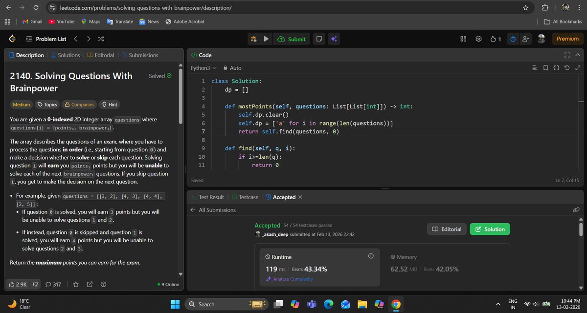 _deep_star's tweet photo. Hello All, I completed #Day773 of #365DaysofCode Challenge with @scaler_official

Question: Solving Questions With Brainpower

discord link: https://t.co/KZjzYqsRFf 

#letsconnect #scalerdiscordcommunity #codewithscaler #365daysofcodescaler #365DaysofCode https://t.co/D3HR8rXpu4