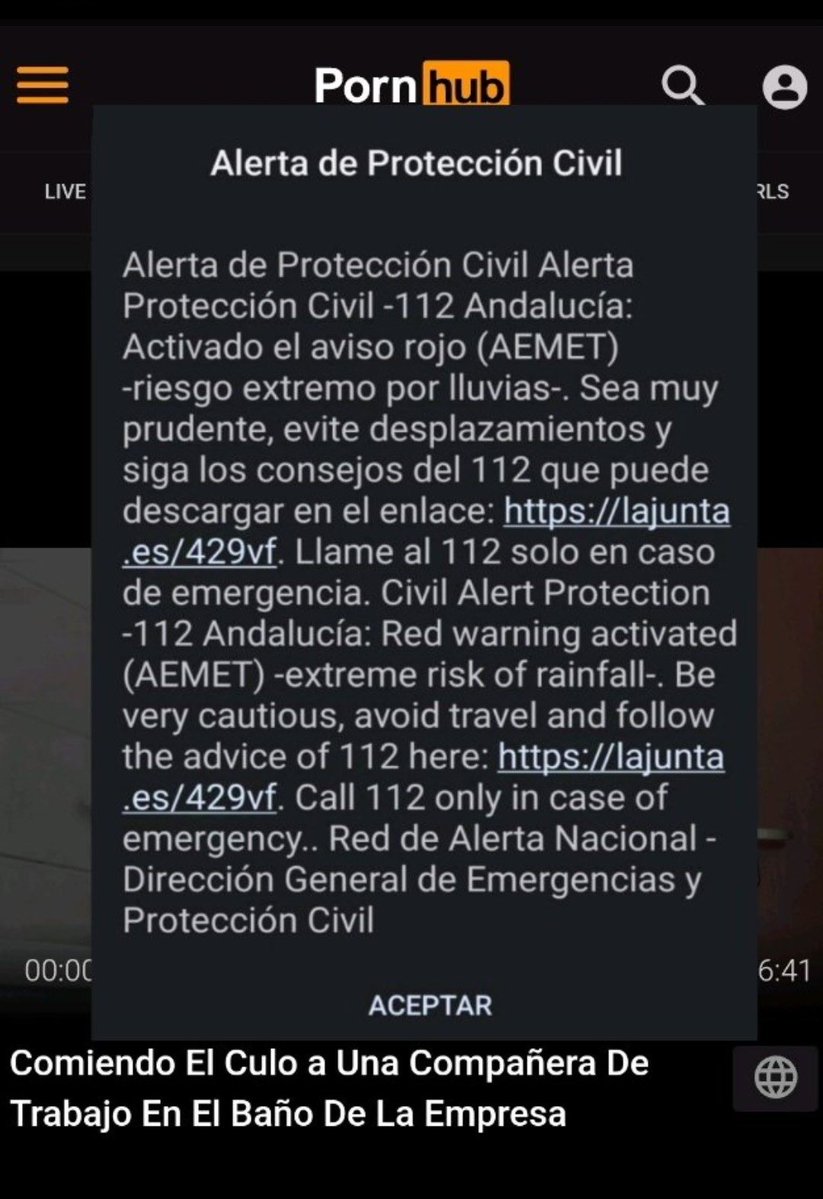 que puto susto la alerta