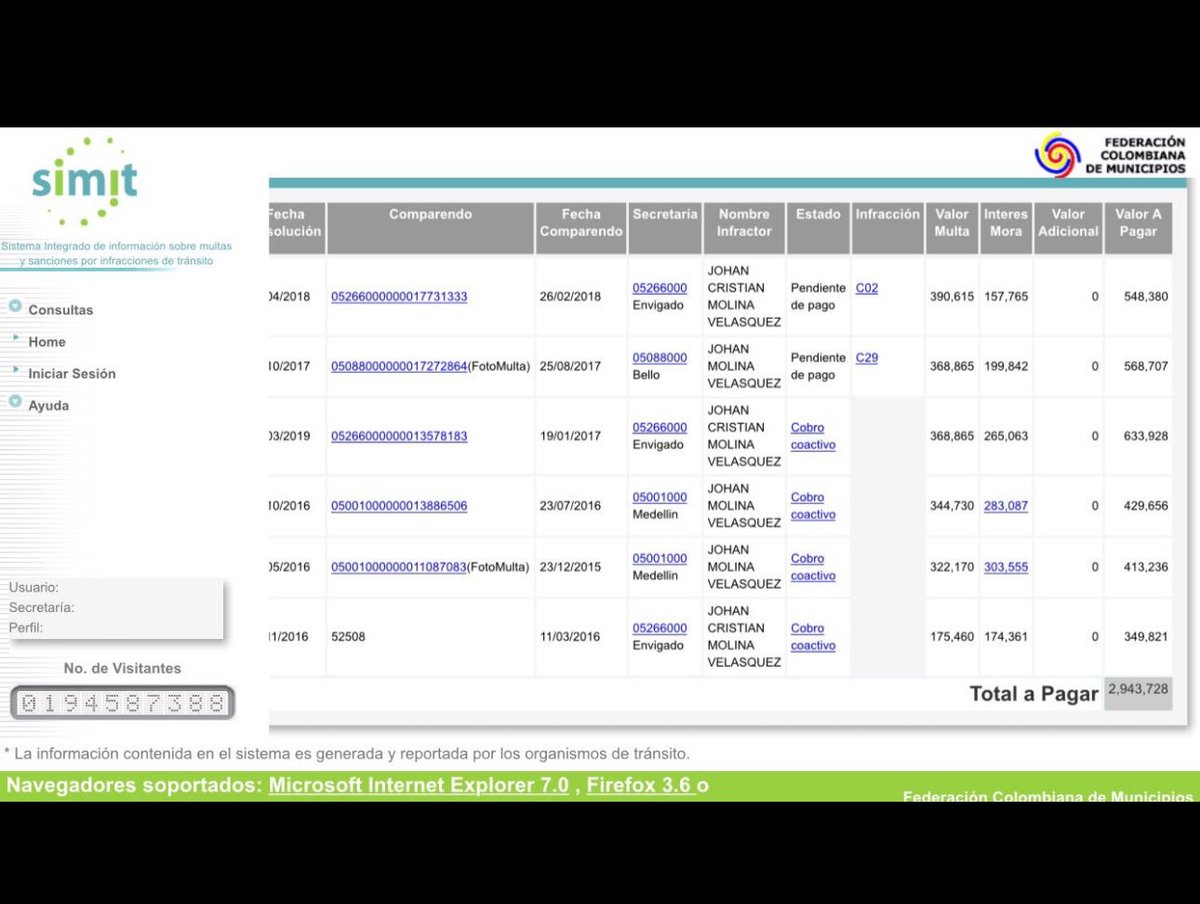 Jajajaja ¿cómo es que el burro de <a href="/JohanMV/">JoanMV</a> se atreve a llamar fracasado a <a href="/FALCAO/">Radamel Falcao</a> cuando no tienes 3 millones para pagar las multas de tránsito que debe por ser un idiota al volante?

Tan exitoso no es en la vida real, don rambo tuitero. Detrás de una pantalla la vida es fácil