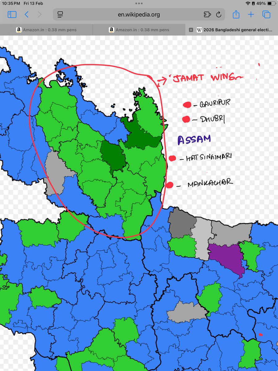 Bangladesh election results show Jamaat-e-Islami, known for its anti-India stance, performing strongly in constituencies along Assam–Bengal border. From Mankachar to  Dhubri, border-adjacent areas saw major wins — raising concerns about radical influence near Assam.