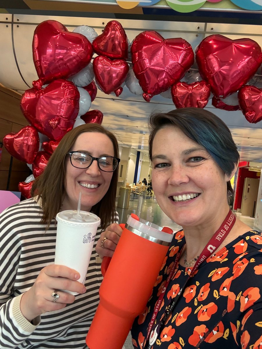 UUIDFellowship's tweet photo. Happy Valentines from ID fellowship's program manager &amp; director Adele &amp; Dr Carey!

Seen here enjoying their shared love of diet coke. Cheers to you however you celebrate!

#uofutahidfellowship #idfellowship #infectiousdisease #meded #uofu #uofuhealth #dietcoke #valentine https://t.co/1sSwNmFLue