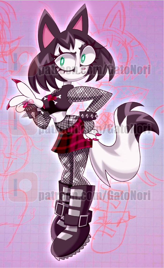 Goth cat adoptable 🐈‍⬛🐈
ych.commishes.com/auction/show/5…