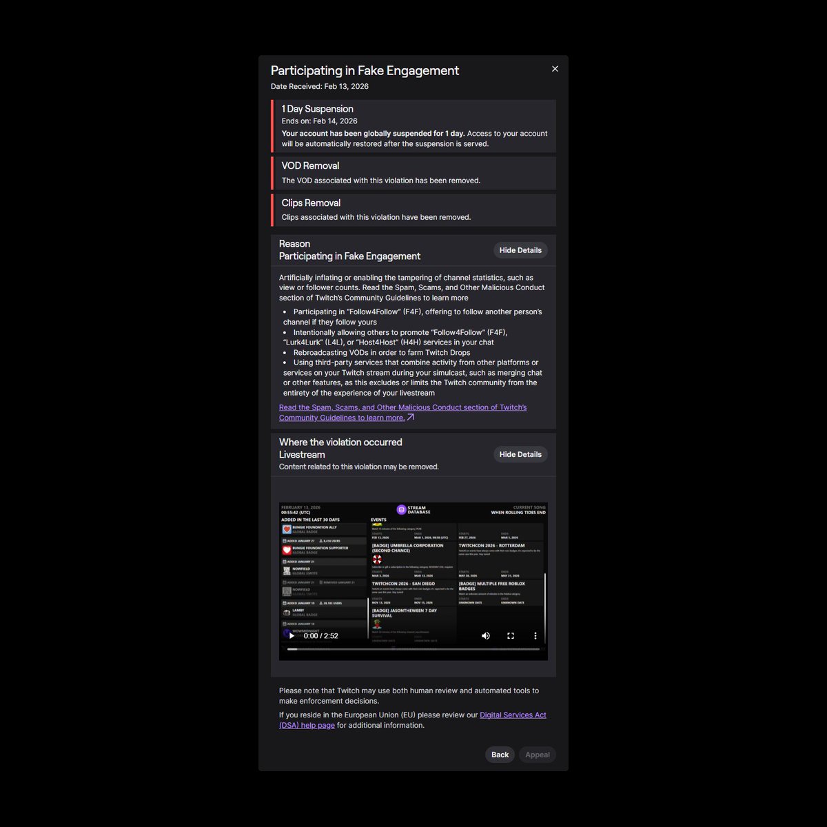 Stream Database tweet media