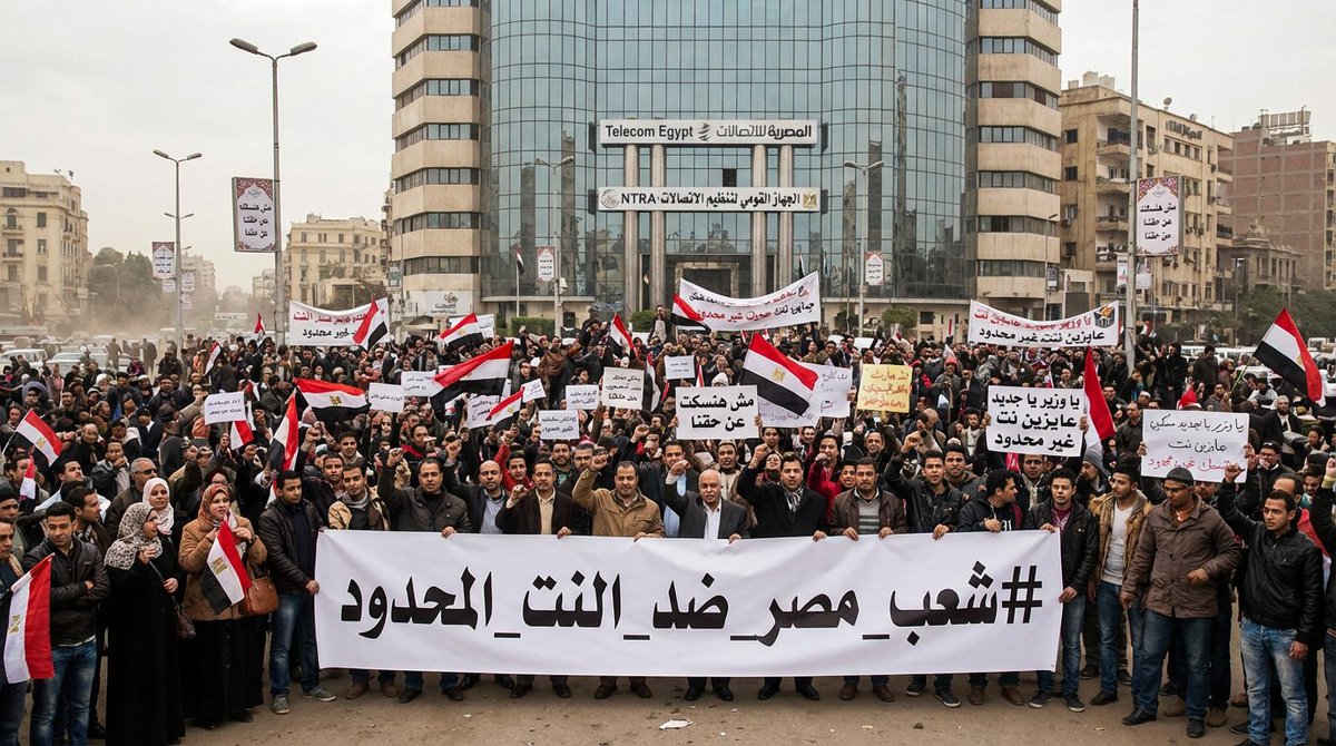 انترنت غير محدود فى مصر مطلب جماهيري tweet media