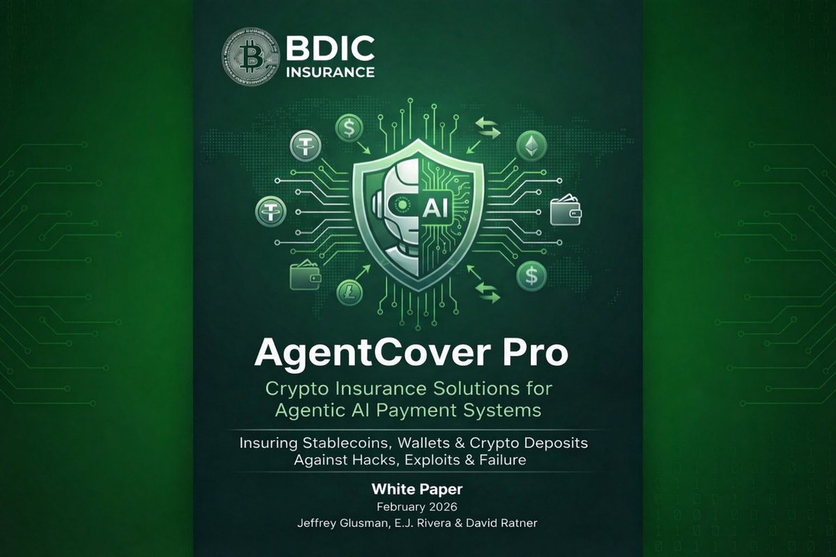 AgentCover Pro White Paper is now live.

Today, BDIC Insurance introduces a comprehensive crypto insurance framework built specifically for the emerging agentic AI payment economy.

As AI agents begin executing payments, micro-transactions, and cross-border settlements