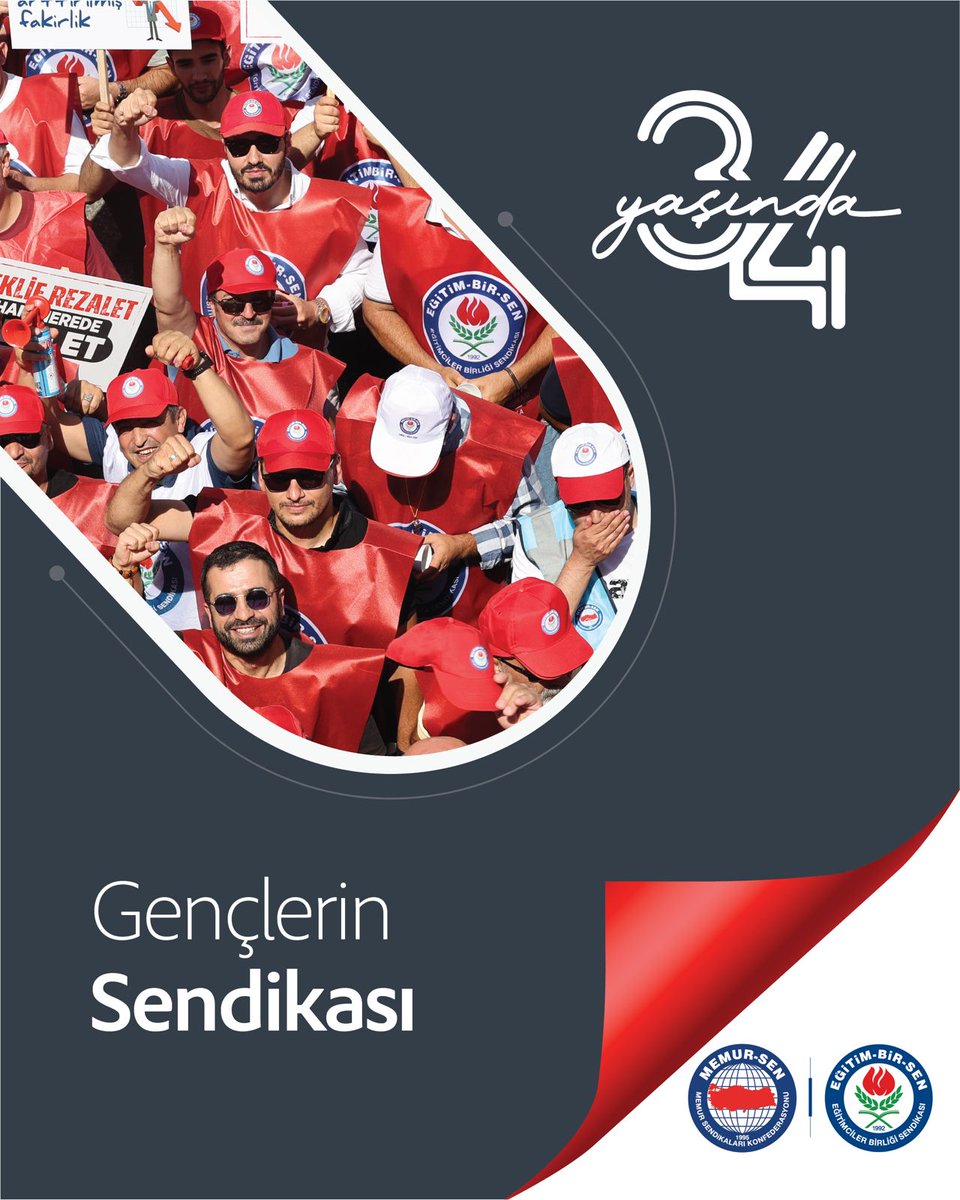 İnanç, şuur, irfan ve cesaret sahibi gençlik; 34 yıllık mücadelemizin güvencesidir.

#EğitimBirSen34Yaşında
