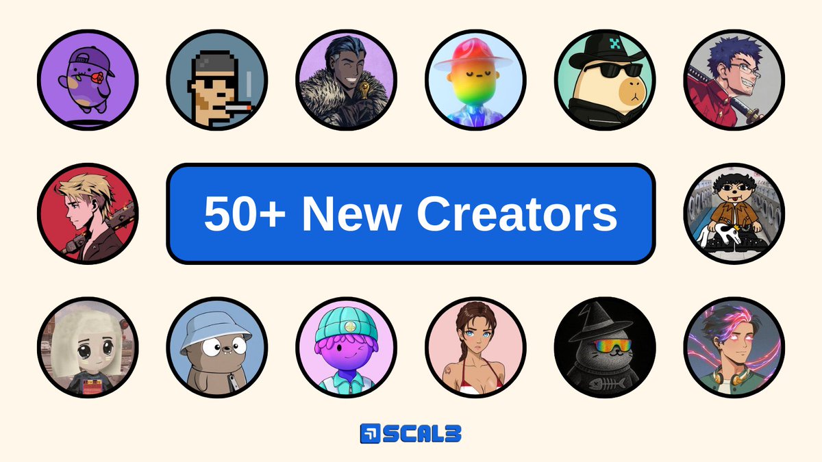 Another new wave of over 50 creators have been added to the Creatorverse

Check your Telegram to see if you got accepted

The network is growing stronger every week

The Creatorverse stays winning
