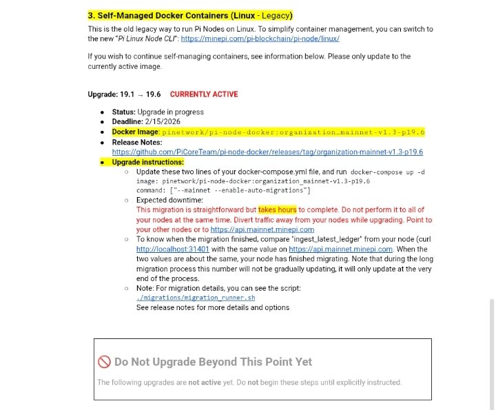 amr_nannaware's tweet image. 🧵PI NODE PROTOCOL UPGRADE GUIDE: THE COMPLETE BREAKDOWN! 🧵

The path from v19 to v23 is set. Every node operator needs to understand this. Let's dive in. 👇

#PiNetwork #NodeUpgrade #Protocolv23 #Mainnet