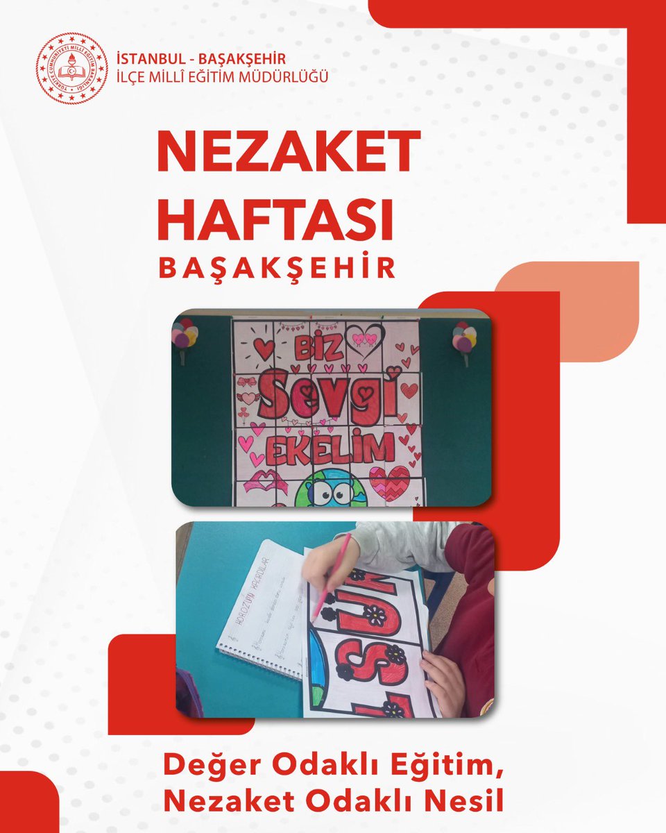 🔺 Erdemle davranan, değerlerine sahip çıkan nesiller yetiştiriyoruz.

#istanbuldanezaket

<a href="/tcmeb/">Millî Eğitim Bakanlığı</a> <a href="/Yusuf__Tekin/">Yusuf Tekin</a> <a href="/istanbulilmem/">İstanbul İl Millî Eğitim Müdürlüğü</a> <a href="/MucahitYentur/">Murat Mücahit Yentür</a> <a href="/onegicemil/">Cemil Özgür Öneği🇹🇷</a> <a href="/ahmetcoskun6134/">AHMET COSKUN</a>