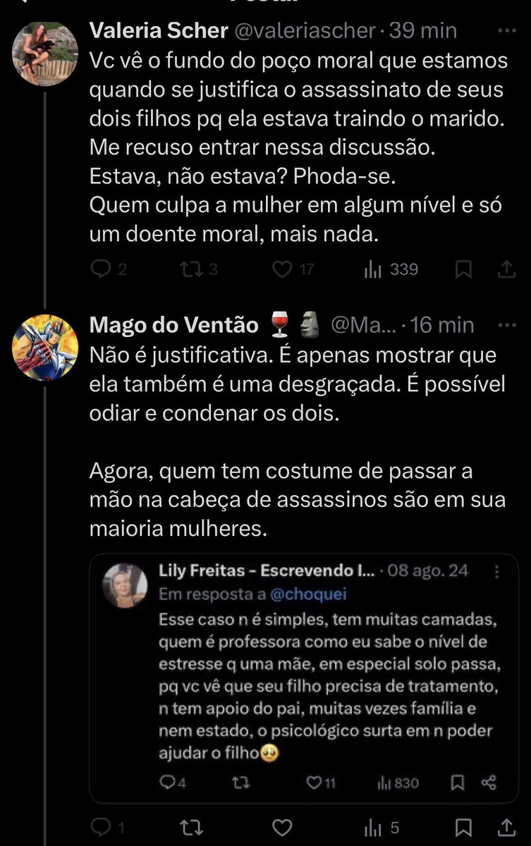 Não aguentou ver uma verdade esfregada na cara.