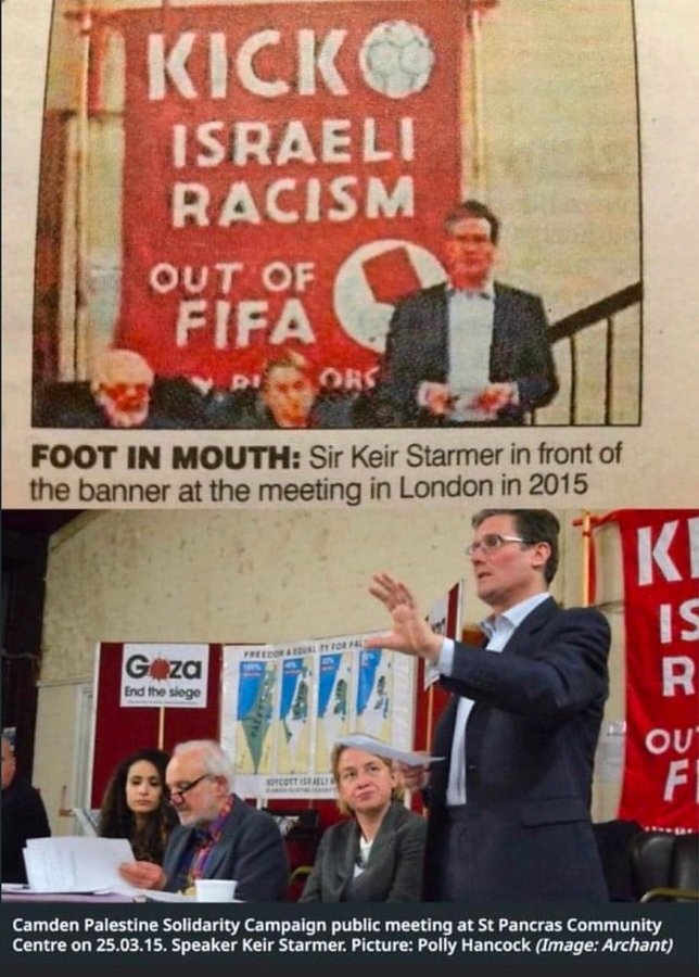 Was Starmer blackmailed?

Nothing else explains his change of stance