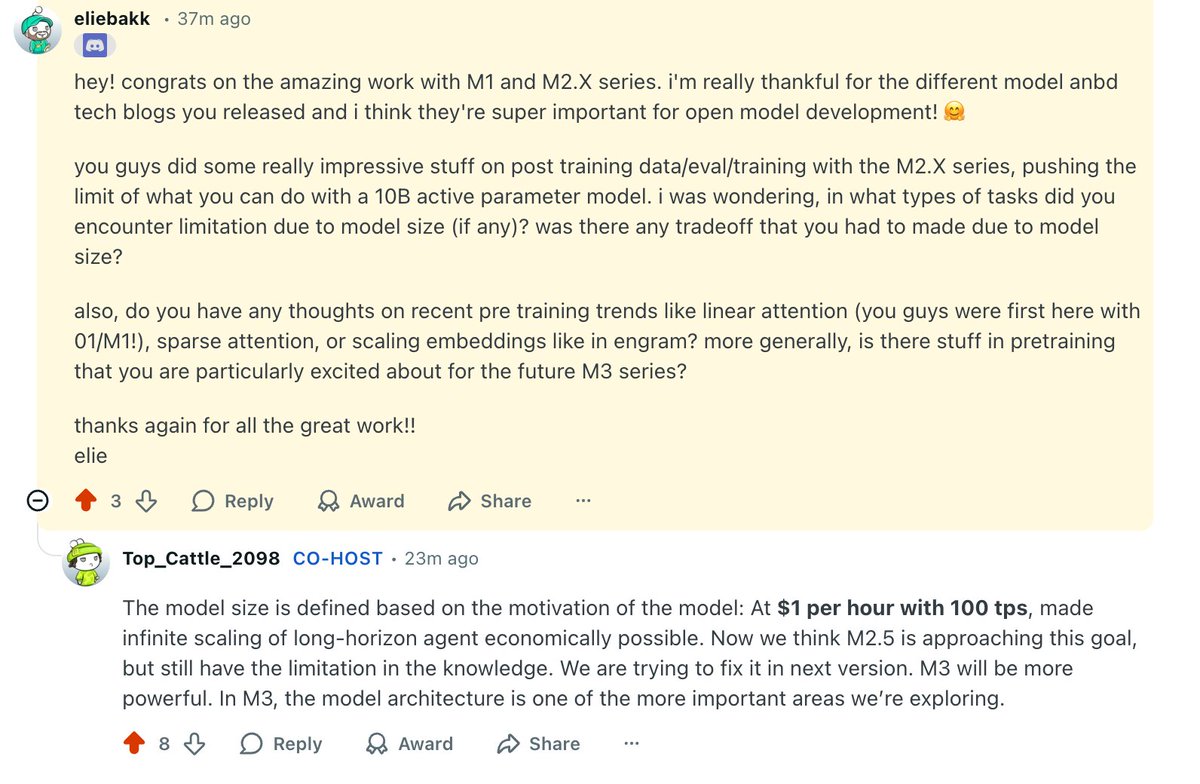 Parameter tradeoff thread