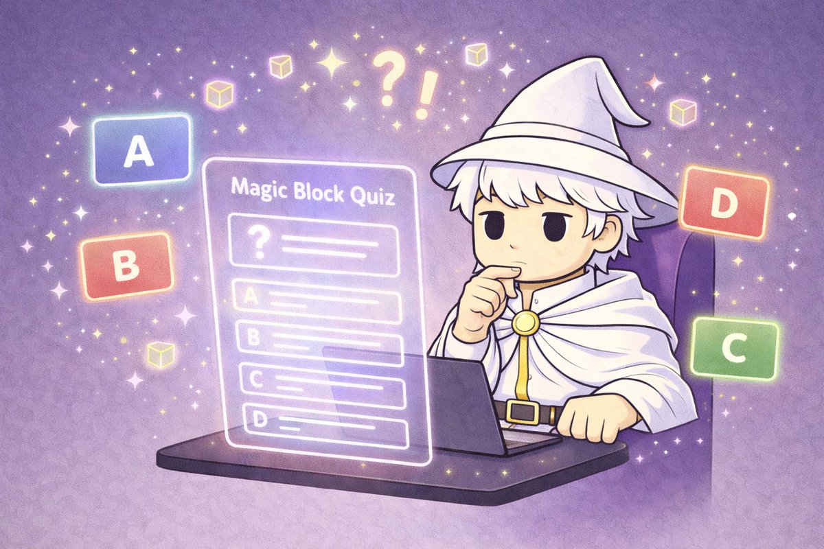 .<a href="/magicblock/">MagicBlock ✨⬜</a>  Today’s little adventure — the Magic Block quiz.
My wizard brain worked overtime, floating between A, B, C, D like tiny spells in the air 
Some questions felt easy, others felt like pure magic…
But honestly? I love this process.