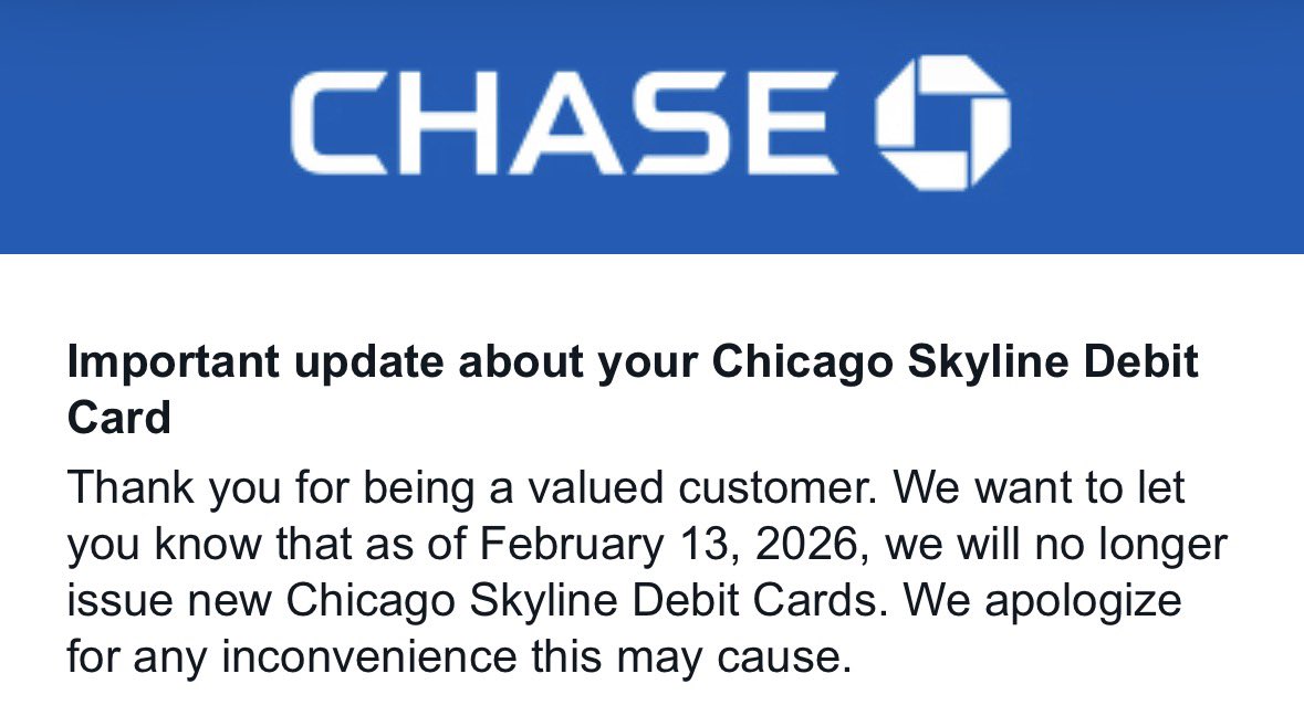 Great excuse to close your <a href="/Chase/">Chase</a> account: