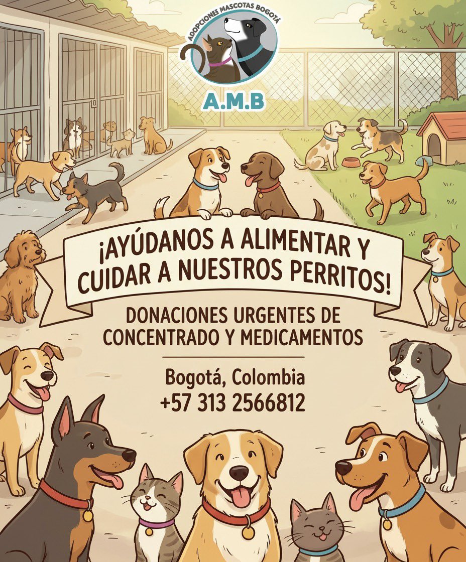 ¿Nos ayudas a llenar barriguitas? 🐶✨ Estamos en campaña para recolectar alimento y medicamentos especializados (renales, articulares, hematológicos).

Tu RT puede salvar una vida. 🙏