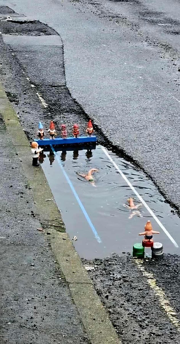 drhingram's tweet photo. The Pot Hole Olympics https://t.co/c2luoqokml