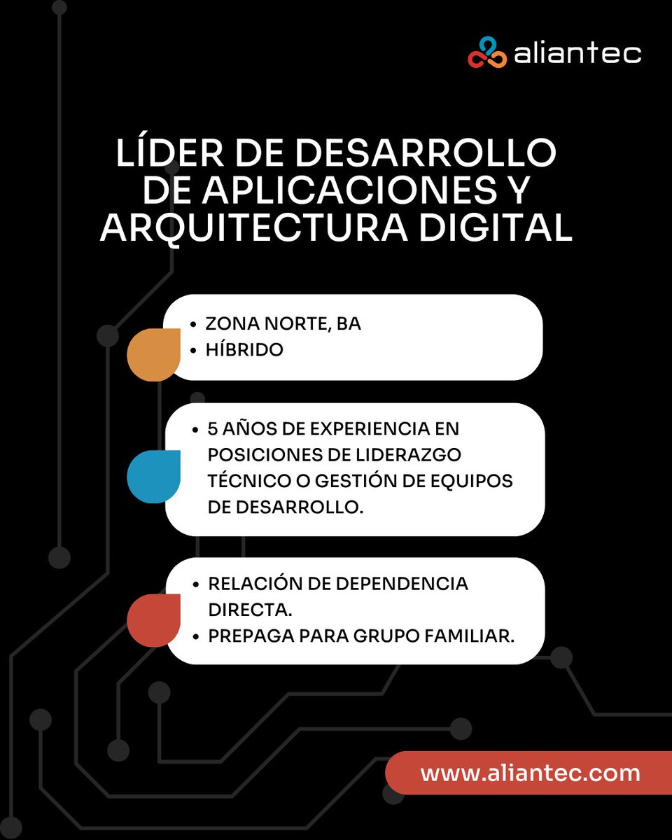 🚀 Buscamos Líder de Desarrollo y Arquitectura Digital con expertise en .NET, Azure y gestión de equipos. Rol híbrido en Zona Norte GBA. Si te motiva liderar con visión técnica y estratégica, ¡escribinos!
ViiAfZ.short.gy/N5MTYs
#arquitecturadigital #liderazgotecnico #desarrollo