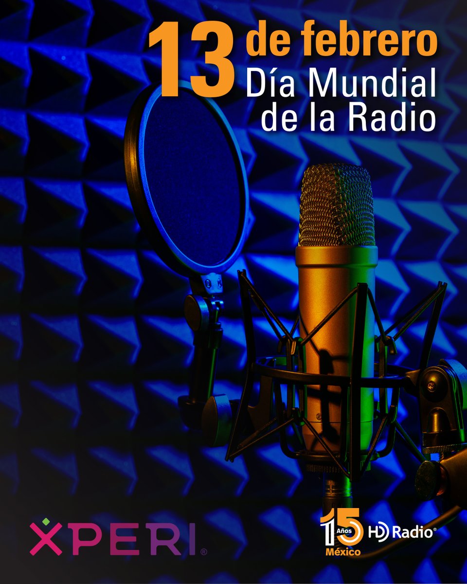En Xperi, estamos comprometidos con la industria de la radio, por lo que creamos experiencias extraordinarias para los radioescuchas.
Por eso, hoy 13 de febrero, nos sumamos a la celebración de este gran medio de comunicación. ¡La radio está más fuerte que nunca!
#DiaDeLaRadio