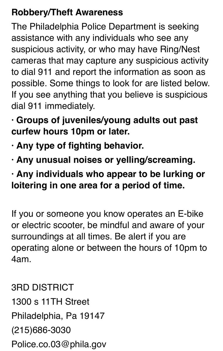 3rd Police District tweet media