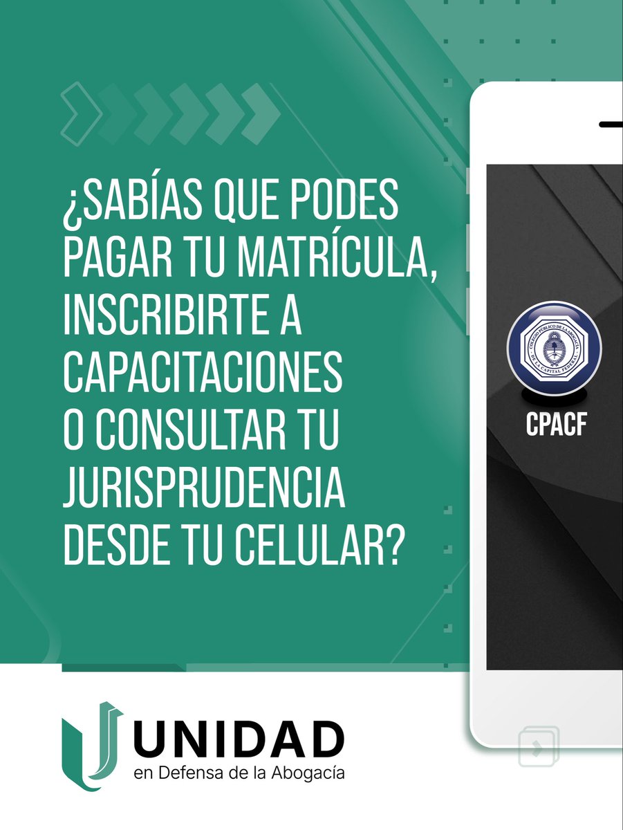 Unidad en Defensa de la Abogacía tweet media