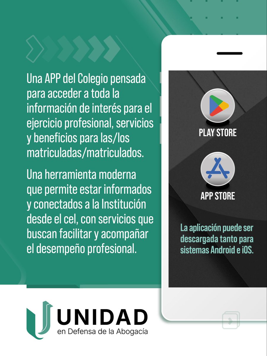 Unidad en Defensa de la Abogacía tweet media