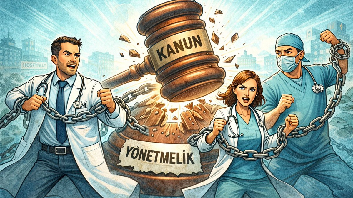 Hukuksuz bir şekilde getirilen kanun ve yönetmelikler ile hekimlik
mesleği yapılamayacak bir duruma getirilmeye çalışılıyor. 

#HekimBağımsızlığınaDokunma #KotaHastayaEngel #EliniHekiminCebindenÇek