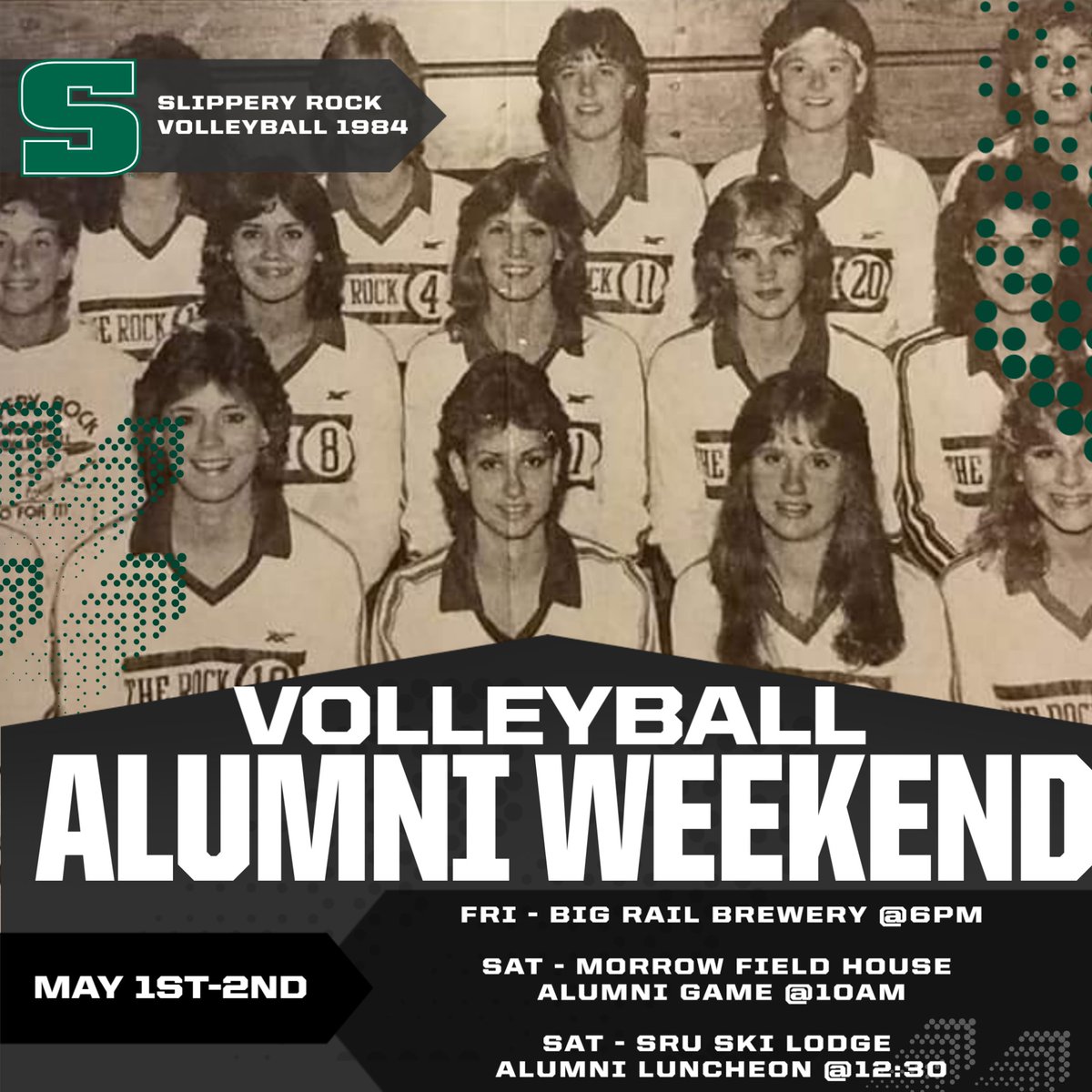 Slippery Rock VB tweet media