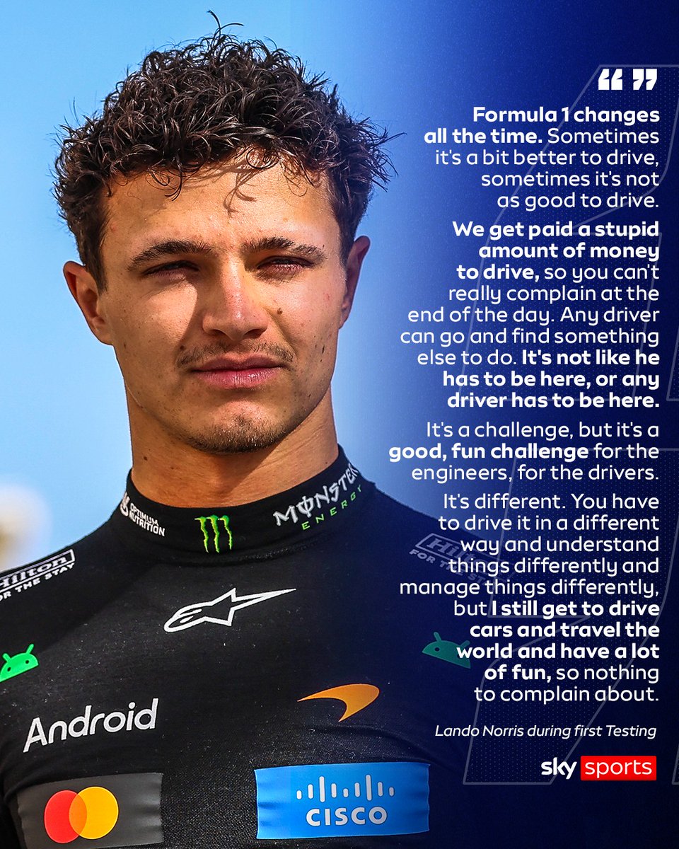 'It's a good, fun challenge' - Lando Norris counters Max Verstappen's view on the new cars 🏎️