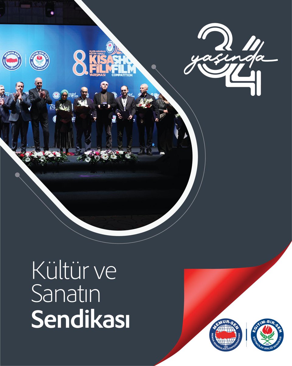 Sanatı ve sanatçıyı teşvik etmek, yeni yetenekleri keşfetmek için sendikal alanı büyütüyoruz.

#EğitimBirSen34Yaşında